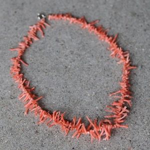 Vintage Branch Coral Necklace